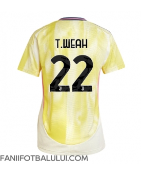 Juventus Timothy Weah #22 Tricou Fotbal Replică 2024-25 Femei Deplasare